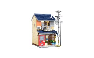 CaDa Japanese Kissaten Tea Shop Brick Model Kit
