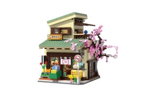 CaDa Kitty's Japanese Grocery Store Brick Model Kit