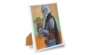 Craft Buddy "Grogu and the Mandalorian" Star Wars Crystal Art Framed Kit