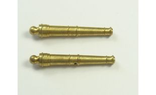 Cannon Barrels Pack of 2 Brass