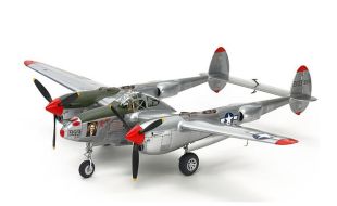 Tamyia 1/48 Scale Lockhead P-38J Lightning Model Kit