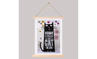 Craft Buddy "Cat At Home" Mini Crystal Art Scroll Kit
