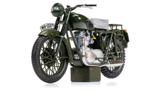 Corgi 1/12 Scale The Great Escape Triumph TR6 Trophy Motorcycle (Weathered) Die Cast Model