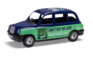 Corgi 1/36 Scale The Beatles London Taxi - Can't Buy Me Love Die Cast Model