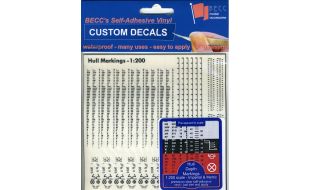 Hull Depth Markings 1/200 Scale - Imperial and Metric