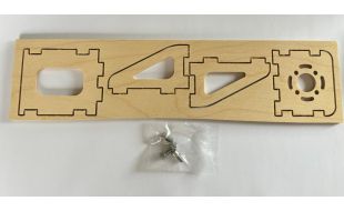 Wooden Motor Mount to Fit 900 Motors