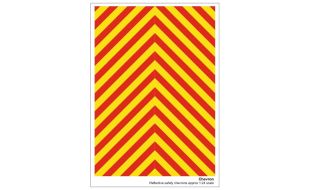 Reflective Safety Chevron Decals