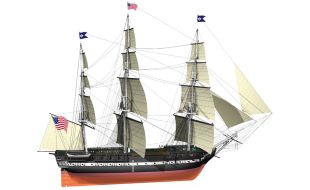 Billing Boats 1/100 Scale USS Constitution Wooden Model Kit