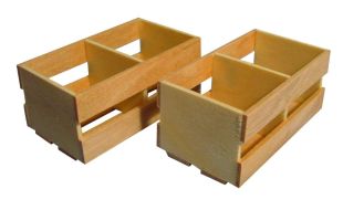 Crates x 2 for 12th Scale Dolls House