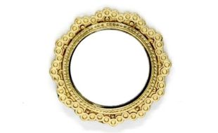 Mirror with Brass Frame for 12th Scale Dolls House