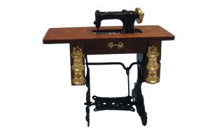 Sewing Machine With Table for 12th Scale Dolls House