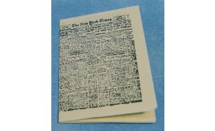 Newspaper for 12th Scale Dolls House