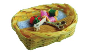 Sewing Basket for 12th Scale Dolls House