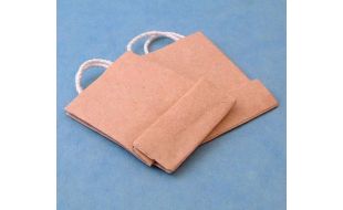 Carrier Bags x 2 for 12th Scale Dolls House