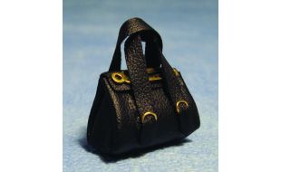 Black Handbag for 12th Scale Dolls House