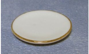 Gold Edged Dinner Plates for 12th Scale Dolls House