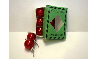 Christmas Red Decorations for 12th Scale Dolls House