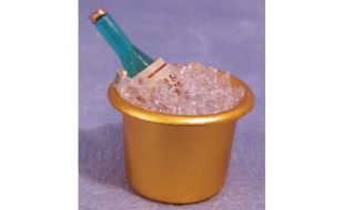 Champagne in Ice Bucket for 12th Scale Dolls House