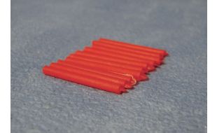 Pack of 10 Red Candles for 12th Scale Dolls House