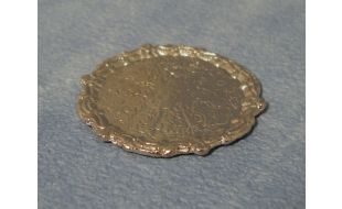 Silver Tray for 12th Scale Dolls House