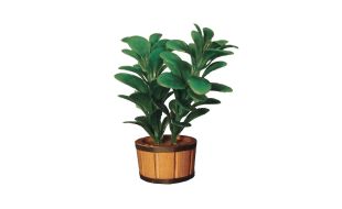 Rubber Plant for 12th Scale Dolls House