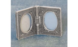 Photo Frame Antique Silver Finish for 12th Scale Dolls House