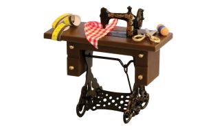 Sewing Machine With Table Set for 12th Scale Dolls House