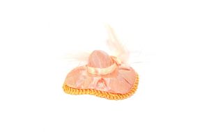 Salmon Pink Hat for 12th Scale Dolls House