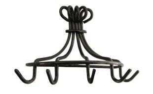 Black Pot and Pan Hanger for 12th Scale Dolls House