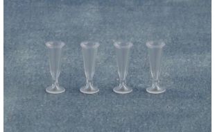 Champagne Flutes for 12th Scale Dolls House