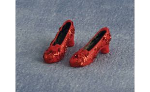 Posh Red Shoes for 12th Scale Dolls House