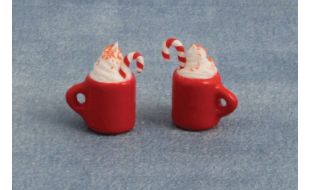 2 Festive Drinks for 12th Scale Dolls House