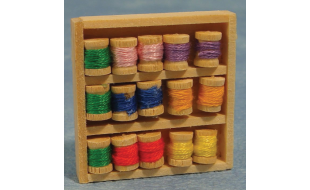 Box of Cotton Threads for 12th Scale Dolls House