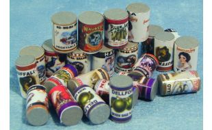 Tin Selection x 24 for 12th Scale Dolls House