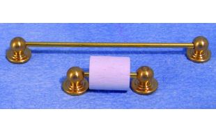 Towel Rail and Toilet Roll Holder for 12th Scale Dolls House