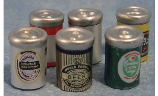 Beer Cans for 12th Scale Dolls House