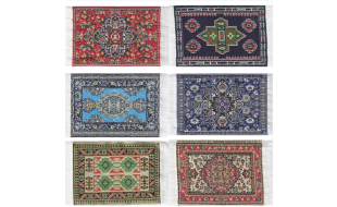 Turkish Carpet 50mm x 70mm for 12th Scale Dolls House