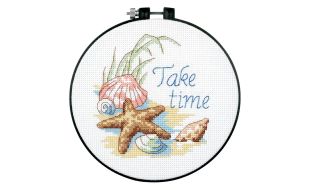 Dimensions Take Time Counted Cross Stitch Hoop Kit