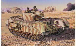 Dragon 1/72 Scale British Churchill Mk.III Model Kit