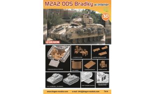 Dragon 1/72 Scale M2A2 ODS Bradley with Interior Model Kit