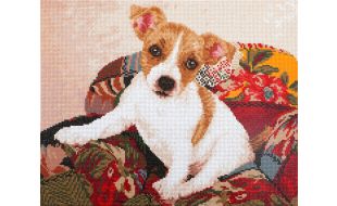 Diamond Dotz Patchwork Pup Diamond Painting Kit