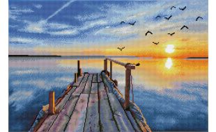 Diamond Dotz Sunset Jetty Diamond Painting Kit