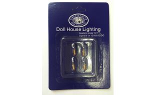 4 X Candle Type Bulbs for 12th Scale Dolls House