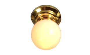 12V Ceiling Globe Round Light for 12th Scale Dolls House