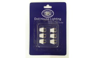6 x Standard 12V Lighting Plugs for 12th Scale Dolls House