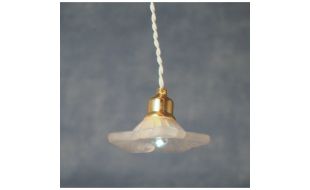 3V LED Clear Daisy Ceiling Light for 12th Scale Dolls House