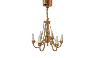 3V LED Grand Chandelier for 12th Scale Dolls House
