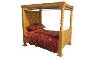 Luxury Four Poster Bed for 12th Scale Dolls House