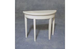 White Hall Table for 12th Scale Dolls House