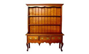 Queen Anne Dresser in Oak for 12th Scale Dolls House